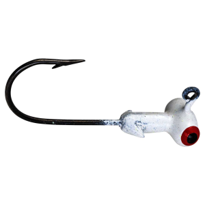 Image of Strike King Mr. Crappie Sausage Head Jig Heads | Refrigerator White; 1/16 oz.