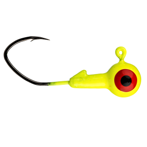 Image of Strike King Mr. Crappie Slab Slasher Jig Heads | Chartreuse; 1/8 oz.
