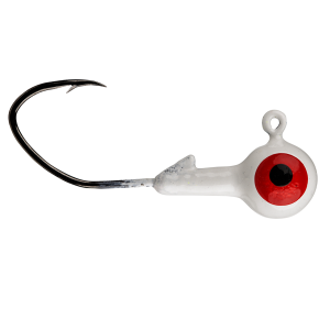 Image of Strike King Mr. Crappie Slab Slasher Jig Heads | Refrigerator White; 1/8 oz.