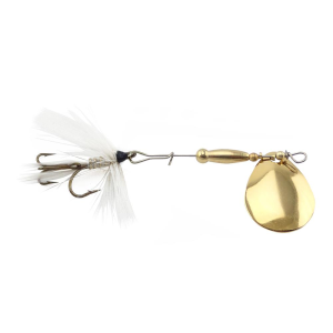 Image of Joe's Flies Super Striker Elite Fly Spinner Lure | White Miller; 1/4 oz.