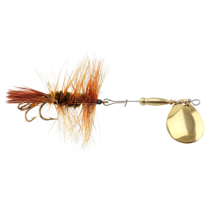 Image of Joe's Flies Super Striker Elite Fly Spinner Lure | Brown Hackle; 1/8 oz.
