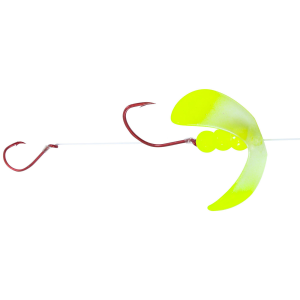 Image of Northland Butterfly Blade Harness | Clear Tip Chartreuse; 1 3/8 in.