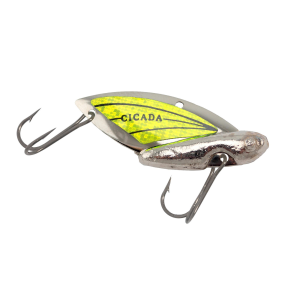 Image of Reef Runner Cicada | Silver/Chartreuse; 1/16 oz.