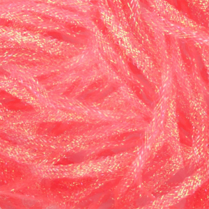 Image of Hareline Dubbin Flat Diamond Braid | Shrimp Pink