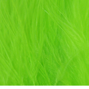 Image of Wapsi Marabou | Fluorescent Chartreuse; Wooly Bugger
