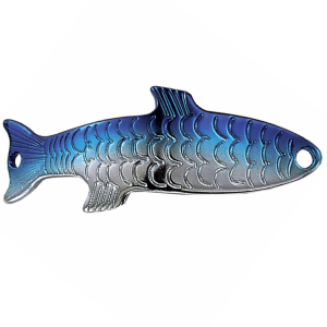 Image of ACME Tackle Phoebe | Silver Nickel Blue; 1/8 oz.