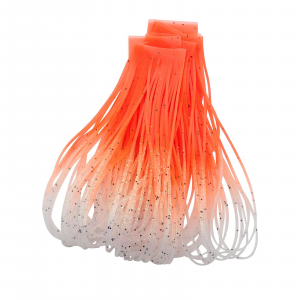 Image of Wapsi Fire Tip Sili Legs | Clear/Fire Orange Tip