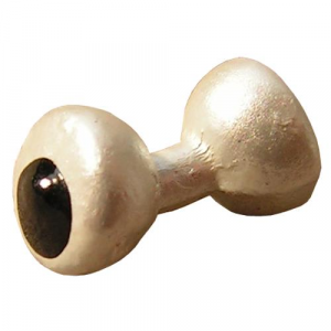 Image of Painted Lead Eyes Dumbbells | Mini; Pearl