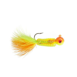 Image of Lindy Fuzz-E Grub Jigs | Citrus Chub; 1/4 oz.