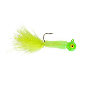 Image of Lindy Fuzz-E Grub Jigs | Chartreuse Shad; 1/8 oz.