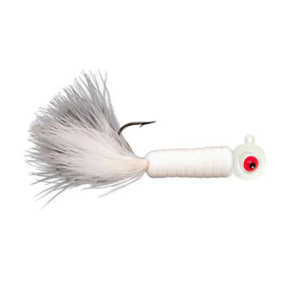 Image of Lindy Fuzz-E Grub Jigs | White; 1/8 oz.