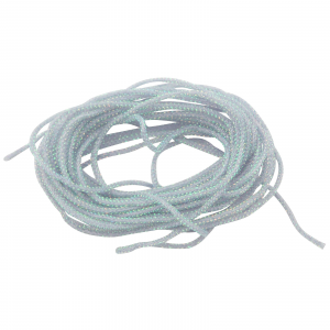 Image of Hareline Dubbin Micro Pearl Core Braid | Gray Ghost