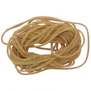 Image of Hareline Dubbin Micro Pearl Core Braid | Root Beer