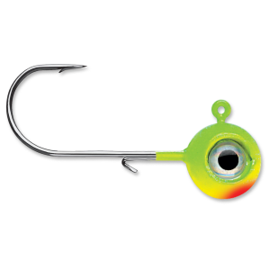 Image of VMC Neon Moon Eye Jigs | Chartreuse Lime Green; 1/32 oz.