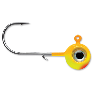 Image of VMC Neon Moon Eye Jigs | Chartreuse Orange; 1/16 oz.