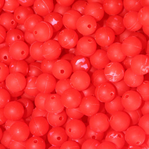 Image of TroutBeads | Hot Cherry Roe; 8 mm