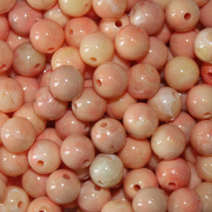 Image of TroutBeads | Apricot; 8 mm