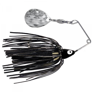 Image of Strike King Mini-King Spinnerbait | Black/Black; 1/8 oz.