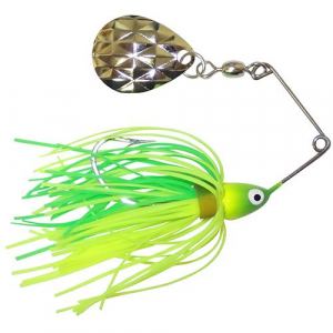 Image of Strike King Mini-King Spinnerbait | Chartreuse Lime; 1/8 oz.