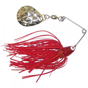 Image of Strike King Mini-King Spinnerbait | Red/Red; 1/8 oz.