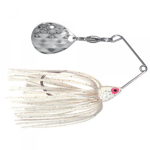 Image of Strike King Mini-King Spinnerbait | White/White; 1/8 oz.