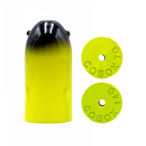 Image of Livingston Lures In-Line Sound Bullet | Chartreuse Black