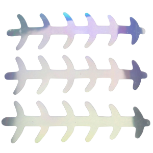 Image of WTP Ladderback Spoon Die-Cut Stickers | Silver Lazer