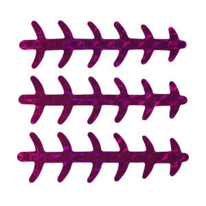 Image of WTP Ladderback Spoon Die-Cut Stickers | Purple Prism