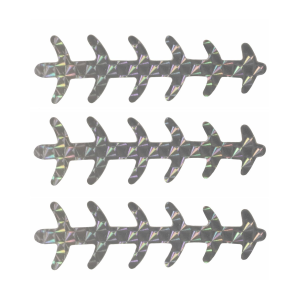 Image of WTP Ladderback Spoon Die-Cut Stickers | Silver Prism