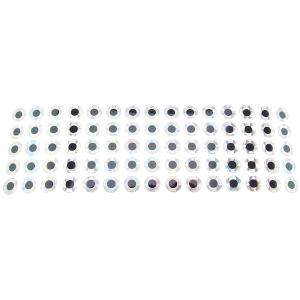Image of WTP Replacement Lure Eyes | Silver Prism; 1/2 in.