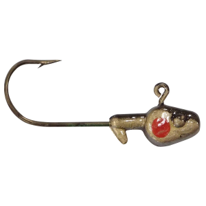 Image of Southern Pro Painted Minnow Heads Jig Heads | Black/Gold; 1/16 oz.