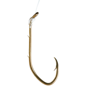 Image of Eagle Claw Pro-V Bend Baitholder Snelled Hooks | 2