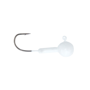 Image of Leland's Lures Crappie Magnet Double Cross Jig Heads | White; 1/8 oz.