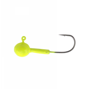 Image of Leland's Lures Crappie Magnet Double Cross Jig Heads | Chartreuse; 1/16 oz.