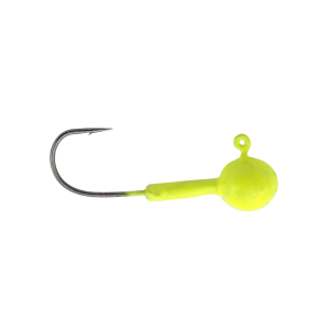 Image of Leland's Lures Crappie Magnet Double Cross Jig Heads | Chartreuse; 1/32 oz.