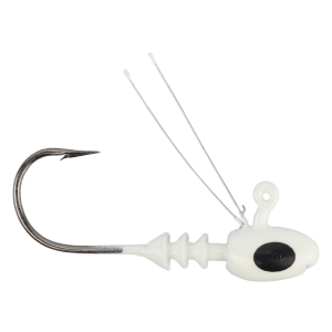 Image of Bobby Garland Mo-Glo BrushOff Jig Heads | Ghost Glo; 1/50 oz.