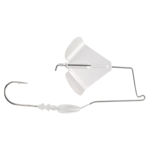 Image of Buckeye Lures G-Buzz Bait | White w/ White Blade; 3/8 oz.