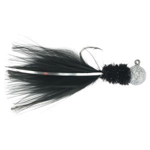 Image of Crappie Killer Marabou Jigs | Midnight Lightning; 1/16 oz.
