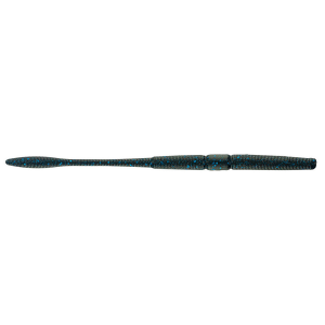 Image of Big Bite Baits Nekorama Finesse Worm | Black and Blue; 7 in.