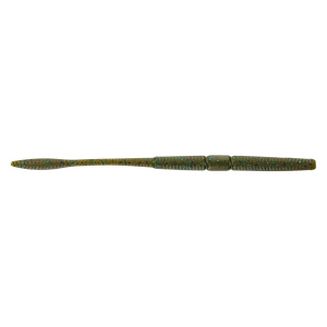 Image of Big Bite Baits Nekorama Finesse Worm | Green Pumpkin Blue; 7 in.