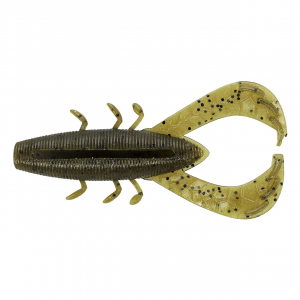 Image of Yamamoto Nuki Bug | Green Pumpkin w/ Black Flake; 3 1/2 in.