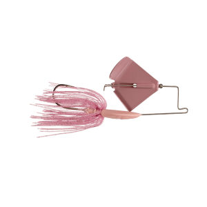 Image of Buckeye Buzzerk Buzzbait | Bubble Gum Pink w/ Pink Blade; 1/4 oz.