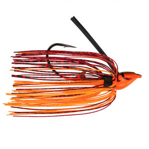 Image of Strike King Denny Brauer Baby Structure Jig | Fire Craw; 1/4 oz.