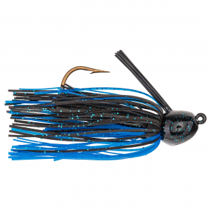 Image of Strike King Bitsy Bug Mini Jig | Black Blue; 1/8 oz.