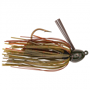 Image of Strike King Bitsy Bug Mini Jig | Green Pumpkin; 1/8 oz.