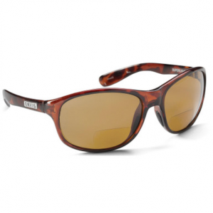 Image of Orvis Men's Superlight Magnifier Polarized Sunglasses | Matte Tortoise; Amber; 1.50X