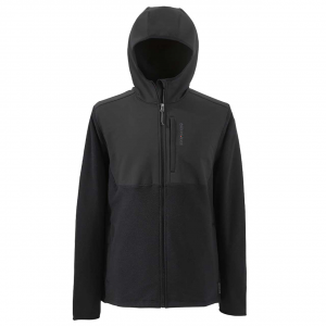 Image of Grundens Bering Fleece Pro Full Zip Hoodie | Black; 3XL