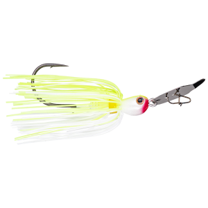Image of Strike King Thunder Cricket Vibrating Swim Jig | Chartreuse/White; 3/8 oz.