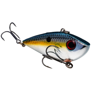 Image of Strike King Red Eyed Shad Tungsten 2 Tap Crankbait | Chrome Sexy Shad; 1/2 oz.