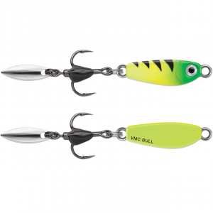 Image of VMC Bladed Bull Spoon | Glow Slimy Lime; 1/8 oz.